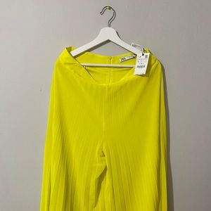 Wide legs cropped pants